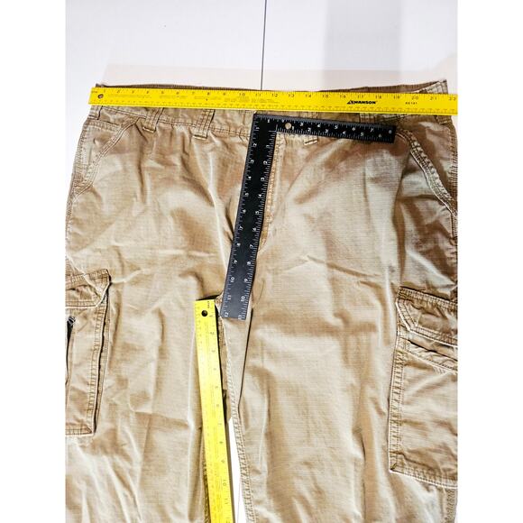 CARHARTT Force Tappen Relaxed Fit Cargo utility Work Pant Yukon Tan 46 x32 3768 - Picture 7 of 11